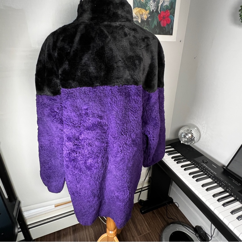 Vintage faux fur oversized coat - Picture 4 of 5